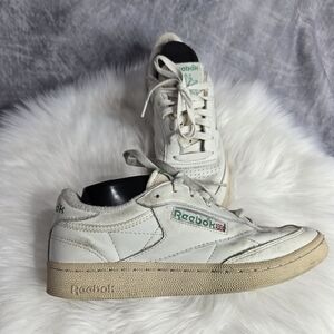 Reebok Club C 85 Vintage sneakers in an off-white colorway